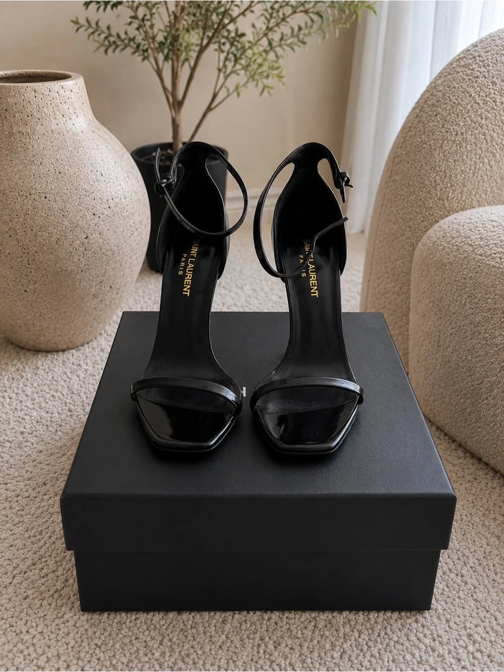 Saint Laurent Opyum Patent Leather Heels - Picture 2 of 5